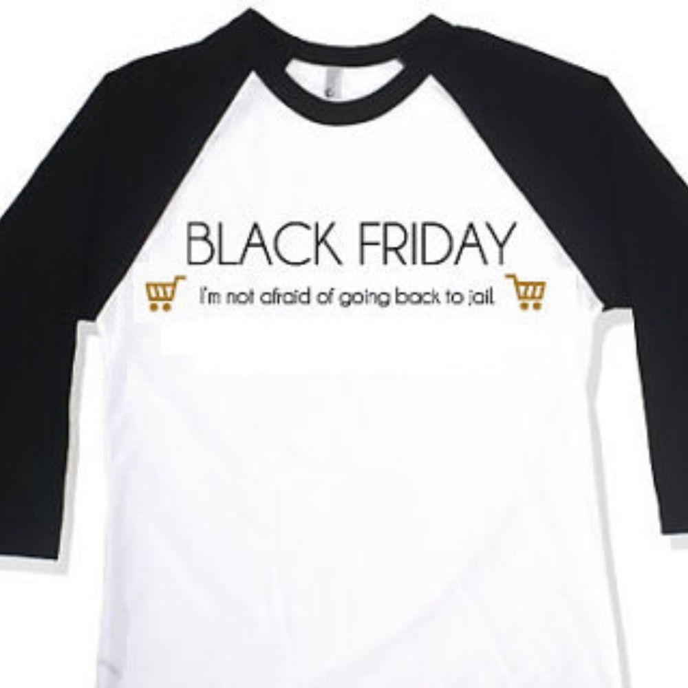 Black Friday Baseball Tee